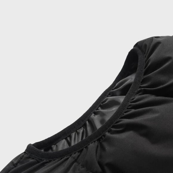 Black Mens Puffer Vest - Picture 3 of 5